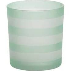 Yankee Candle Candle Holders Yankee Candle Coastal Stripe Votive Green Candle Holder