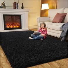 Shaggy Rugs UK Large Area Rug 160x230 cm Black