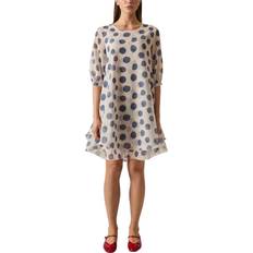 Polka Dots Clothing James Lakeland Polka Dot Dress - Tan