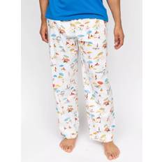 Beige Pyjamas Cyberjammies Beach Print Pyjama Bottoms - Cream