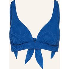 Seafolly Oasis Triangle Bikini Top - Blue