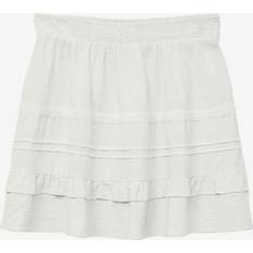 Bomuld - Hvid Nederdele Vero Moda Vmpretty Short Skirt Wvn Ga Noos - Hvid