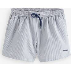 Grå Badetøj BOSS Velvetfish Badeshorts - Black