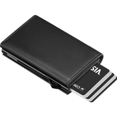 Manmaxim Slim Wallet Mit Münzfach Geldbörse Herren - Schwarz