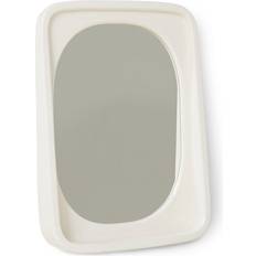 Handgjord Väggspeglar HKliving Kurva Spegel Äggskal Glossy Beige Väggspegel
