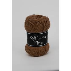 Svarta Fåret Soft Lama Fine Garn Babylama 50 g Brun 925