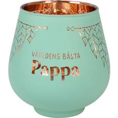 Ljuslykta Spegelglas Med Text Pappa