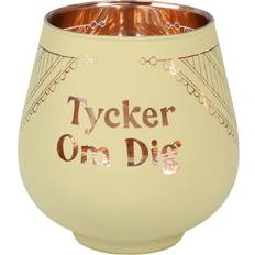 Ljuslykta Spegelglas Med Text
