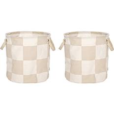 OYOY Chess Förvaringskorgar Medium 2-Pack Clay-Offwhite Låda & Korg