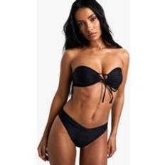 Boohoo Bikini Tops boohoo Womens Swimwear Essentials Multiway Bandeau Bikini Top - Black