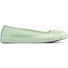 All-Star Converse Chuck Taylor Dainty Ballerina Patent Leather Slip On For Women - Green