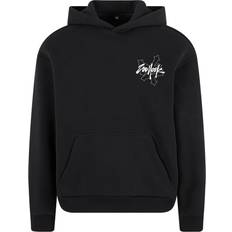 ZY City Tags Fluffy Hoody Hoody - Black