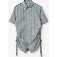 Burberry Oxford Shirts Burberry Slim Fit Check Cotton Shirt - Drizzle