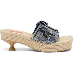 Diesel Slippers & Sandals Diesel D-Ibiza 40 Pck Heeled Sandales - Blue