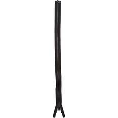 Zippers YKK Medium Weight Open End Zips 61cm Black