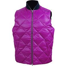 Purple Vests Converse Down Puffer Vest - Purple