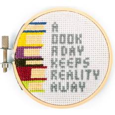 Håndarbeidssett Kikkerland Books Mini Cross Stitch Embroidery GG271