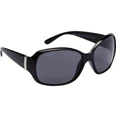 Haga Eyewear Dam Solglasögon Haga Eyewear Solglas Siena Polarized Shiny Black-Grey