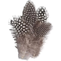 Fjer Panduro Hobby Perlehønsefjer 3-10 cm natur