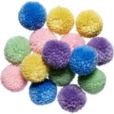 Panduro Hobby Pom Pom Pastell Mix 15 St