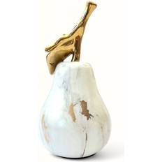 Eadl Diana Pear White/Gold Dekoration