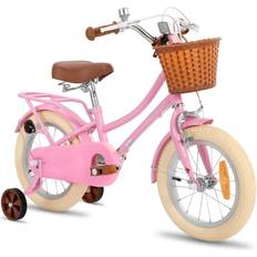 16" Barncyklar Stitch Manchi 16 Zoll Kinderfahrrad mit Korb und Stabilisatoren