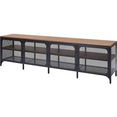 IKEA Fjällbo Svart 198 x 45 x 54 cm TV-bänk 198x54cm