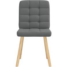 vidaXL Mörkgrå Tyg 2 St Köksstol 86cm 2st
