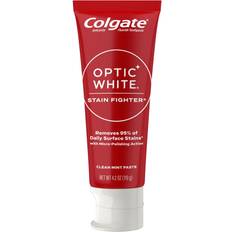 Colgate Optic White Stain Fighter Teeth Whitening Clean Mint Paste 119g