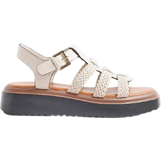 River Island Flatform Sandaler - Ecrufarvede - Hvid