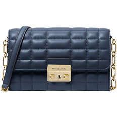 Michael Kors Wandelbare Umhängetasche Tribeca Aus Leder - Blau
