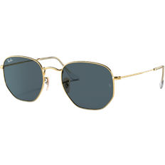 Ray-Ban Hexagonal Flat Lens Sunglasses - Blue