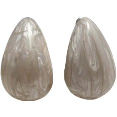 Shein pair Fashion AllMatch Teardrop Shaped Oil Drop Stud Earrings