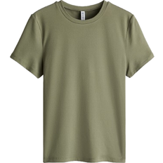 H&M Fitted T-Shirt - Green