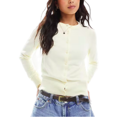 New Look Crew Neck Cardigan - Yellow