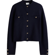 H&M Cardigan Mit Knöpfen - Blau