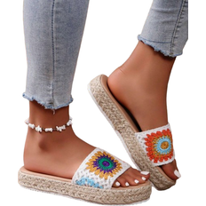 Shein Style Womens Flat Sandals New Ladies Slippers