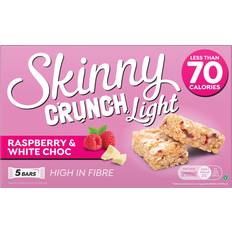 Skinny Bars Skinny Crunch Light Raspberry & White Chocolate Bars 5 pcs
