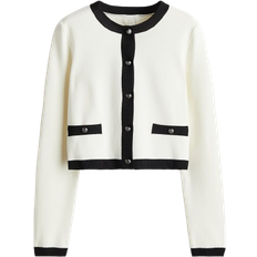 H&M Finstrikket Cardigan - Hvid