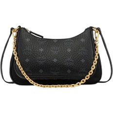 MCM Visetos Crossbody Bag - Black