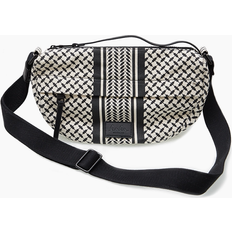Hvid Skuldertasker Lala Berlin Skuldertaske Melly Canvas Heritage Stripe Black OneSize Skuldertaske