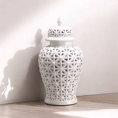 Rocco Ginger Jar White Dekoration