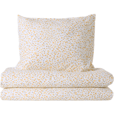 Åhléns Home Bäddset NORA 150x210 cm Gul Påslakan Gul, Vit (210x150cm)