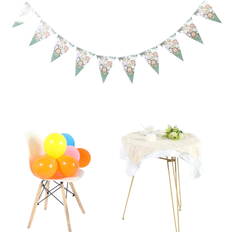 Anniversary Garlands & Confetti Shein Cartoon Graphic Banner For Party