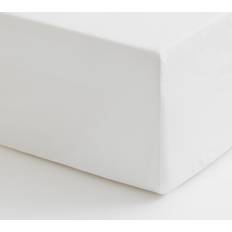 H&M Cotton percale fitted Bed Sheet White (200x140cm)