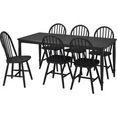 IKEA DANDERYD Bordsgrupp 90x180cm 7st