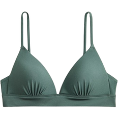 H&M Push-up Triangle Bikini Top - Dusty Green