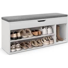 Pricenet Skobenk Med Sete Og Oppbevaringsplass 104 x 30 x 48 cm Skohylle 104x48cm