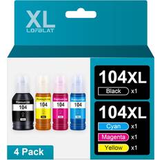 Epson et 2711 LOFBLAT 104 XL Kompatibel für EcoTank Epson 104 O 102 ET-2710 ET-2711 ET-2712 ET-2714 ET-2715 ET-2720