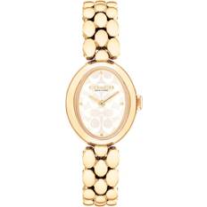 Zales Ladies' Coach Sammy Gold-Tone IP Bangle Watch 14504528